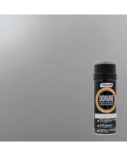 PEINTURE DORURE AÉROSOL ARGENT 400ml