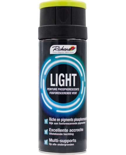 Peinture phosphorescente aérosol-multi-support | Colorants-pigments.fr