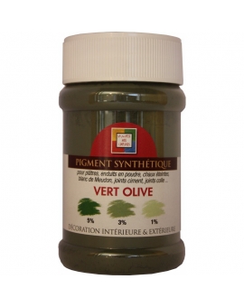 Pot contenant 250ml de pigment vert Olive