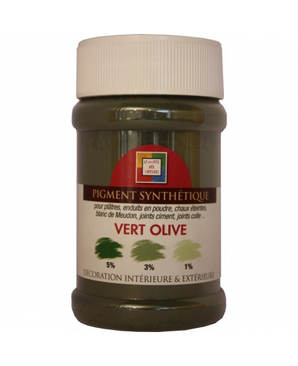Pot contenant 250ml de pigment vert Olive