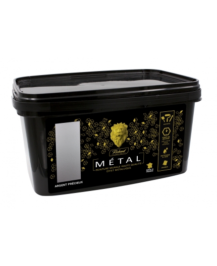 Peinture Métal Argent Précieux - 2L