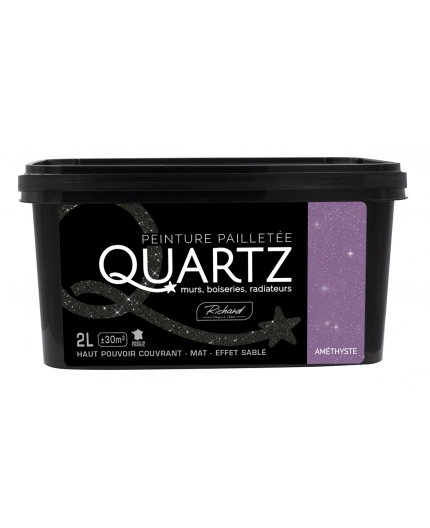 Peinture Paillettée Améthyste Quartz Colorants Pigments Fr