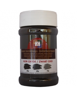 Pot contenant 250ml de pigment noir oxyde