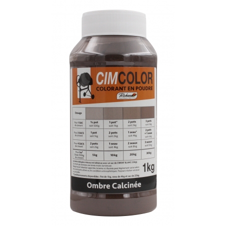  Pigment  colorant ciment mortier b ton Cimcolor 