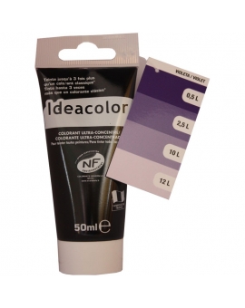 Tube contenant 50ml de colorant IdéaColor violet 2026.
