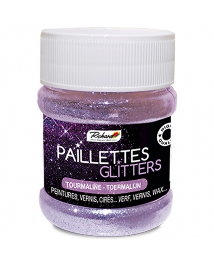 Paillettes Glitters Tourmaline Pot de 80g de Paillettes Glitters Tourmaline