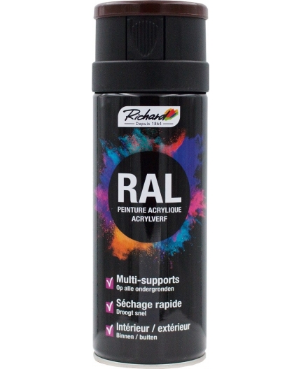 Peinture RAL 8017 Brun Chocolat Aérosol Mono Ou Bicomposant 400 Ml